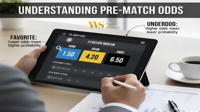 Understanding Pre-Match Odds Understanding Pre-Match Odds
